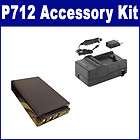 Kodak P712 Digital Camera Accessory Kit By Synergy (Charger, Battery)