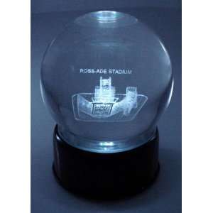 Purdue Stadium Laser Etched Globe 