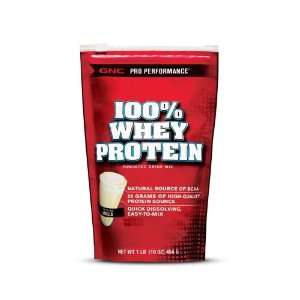  GNC Pro Performance 100% Whey Protein Vanilla 1lb Health 