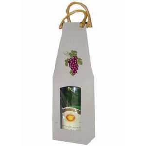 Jute Grapes Wine Bag 
