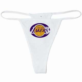 New Los Angeles Lakers White or Pink Thong  