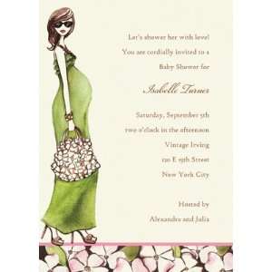   Baby Girl Shower Invitation, by Bonnie Marcus