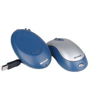 Microsoft Blue/Silver PS2 & USB Wireless Scroll WheelOptical Mouse