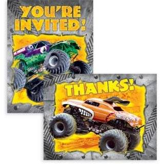 Monster Jam Invitations and Thank You Notes 8ct by American Greetings