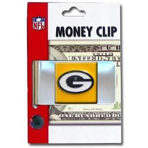  Green Bay Packers Large Money Clip/Card Holder   NFL 