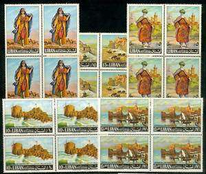 Lebanon 1968 Emir Fakher el dinne set of 5 Blk 4 MNH  