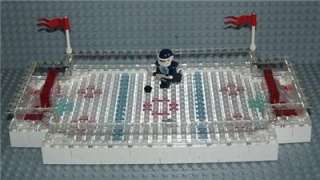 LEGO ICE HOCKEY SKATING RINK Series 4 Hockey Player NHL Sport Puck 