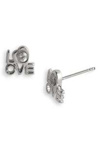 Juicy Couture Iconic   Love Stud Earrings  