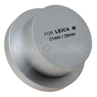 Metal Silver Rear Lens Cap for Leica M Leitz 24mm 25mm  