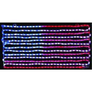 LED American Flag Rope Light Window Decoration by Neo Neon LED MMP FIP 