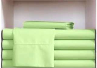 of twin sheets lime green in color 200 tc cotton