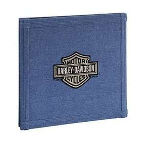 Harley Davidson 12 x 12 Scrapbook Album   Denim 