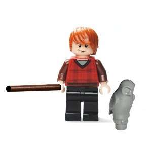  Harry Potter Lego, Minifigure  Ron Weasley plaid shirt 