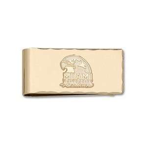   ) Redhawks Gold Plated Redhawks Hawk Head on Gold Plated Money Clip
