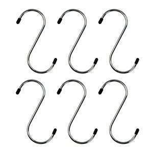  Cosmos ® 6 PCS Large Size Silver Color Heavy Duty 
