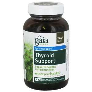  Gaia Herbs Thyroid Support, 120 Vegetarian Liquid Capsules 