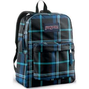  JanSport Classic SuperBreak Backpack   Black / Blue Streak 