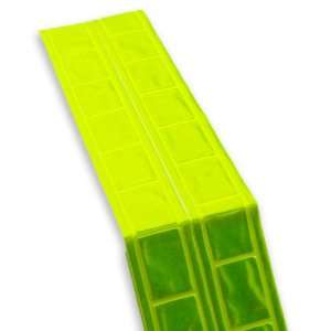 Ultra High Visibility Glue On Reflective Tape   Yellow  