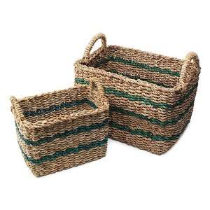  Holga Leaf Baskets   Set of 2