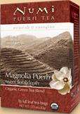 Magnolia Puerh Green Tea Blend by Numi Teas 16 Bag  