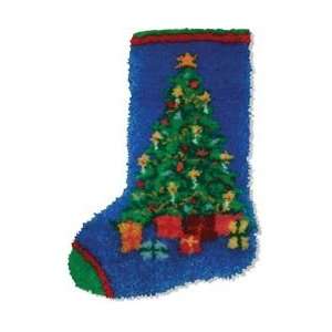  M C G Textiles Latch Hook Kit 12X17 Christmas Tree 