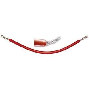  Roma Rubber Covered Stall Chain Burgundy 