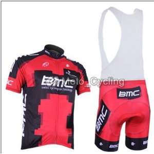 2011 the hot new model Red BMC short sleeve jersey suit strap/Bicycle 