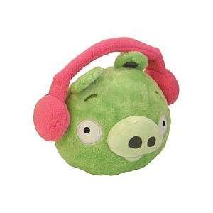  Angry Birds Winter Hat 6 Inch Plush Green Pig Toys 