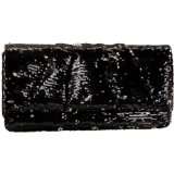 BCBGeneration Molly Sequined Fold Over Clutch   designer shoes 