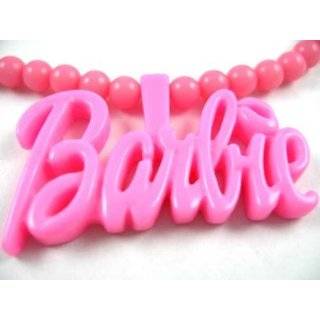 NEW NICKI MINAJ BARBIE Pink Pendant w/ 18 Ball Chain Small by 