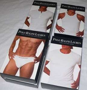 Mens RALPH LAUREN Polo Crew, Henley T Shirts & Briefs  