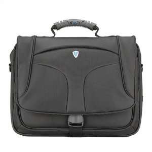  Sumdex Business Messenger Briefcase in Black   NJN 773BK 