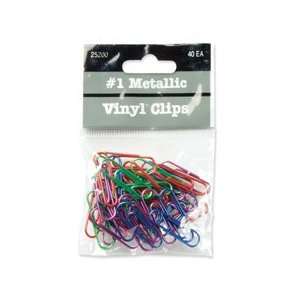 40/PK, Assorted   Sold as 1 PK   Colorful jumbo paper clips are ideal 