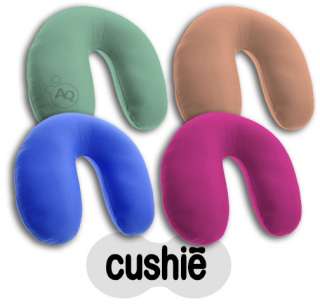   Cushie U Neck Support Microbead Roll Smoosh Me Travel Pillow  