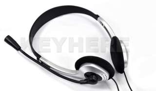 Laptop/PC Headphone Headset Earphone With Mic Microphone For Skype MSN