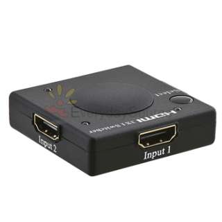 Mini 3X1 3 Port HDMI Amplifier Switch Switcher v1.3b For PS3 DVD 1080P 