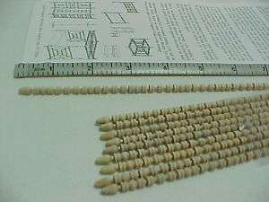 Tiny Turnings #1000 Spindles Dollhouse Miniature  