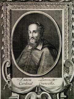 Antoine Perrenot de Granvelle PORTRAIT c1721  
