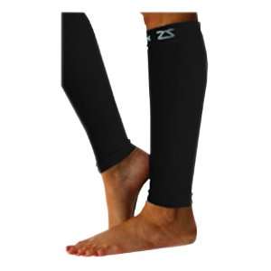  Zensah Compression Leg Sleeve Black; XS/SM Sports 