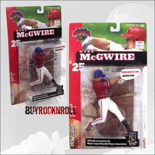 2000 McFarlane MLB Sports Picks Mark McGwire Red Jersey Figure Variant 