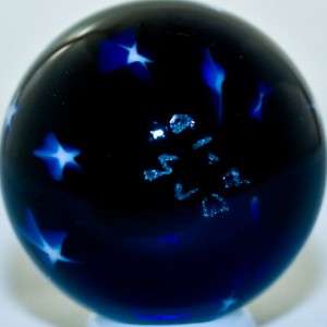 Glass Marble ~ David Salazar ~ Moon & Stars  