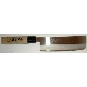  Knife Vegetable Knife Nakiri Bocho Titanium wood handle 