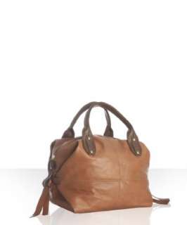 Kooba brown leather Grayson Duffel satchel  