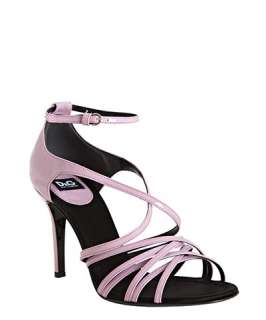 pink patent leather strappy sandals