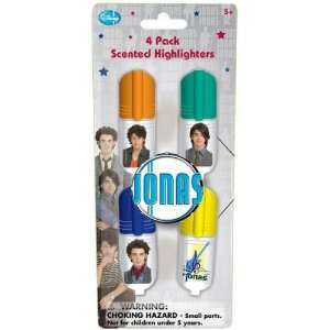 The Jonas Brothers 4 Pack Mini Highlighter Case Pack 72 