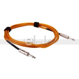 3M Guitar Cable Amp Amplifier 6mm Lead Cord Orange 10Ft  