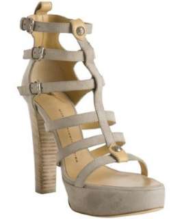 Giuseppe Zanotti grey strappy suede platform sandals   up to 