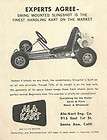 Vintage Very Rare 1962 Ala Kart Slingshot Go Kart Ad items in BBs 