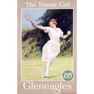  Septimus Scott   Gleneagles   The Tennis Girl Giclee on 