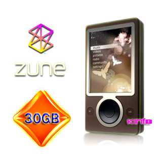 Microsoft Zune Digital Media Player ( 30 GB ) Brown 882224274593 